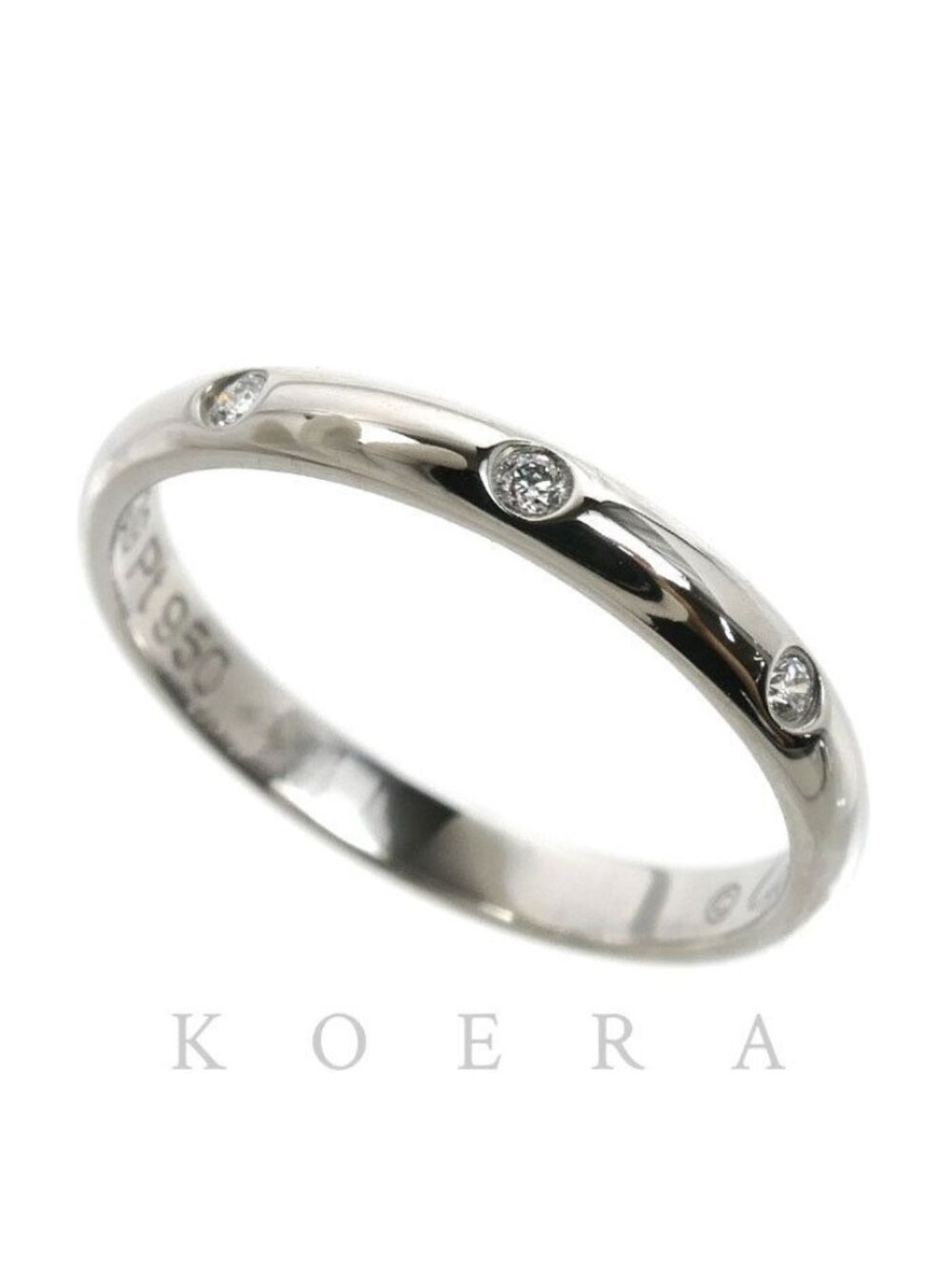 Cartier Platinum 1895 Classic Wedding Diamond Ring
